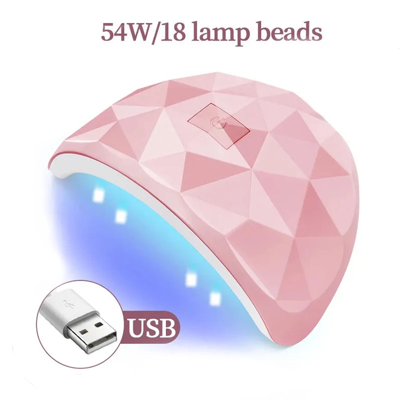 Lampe UV LED Manucure — Séchage Rapide Gel & Semi-Permanent (Détection Automatique)